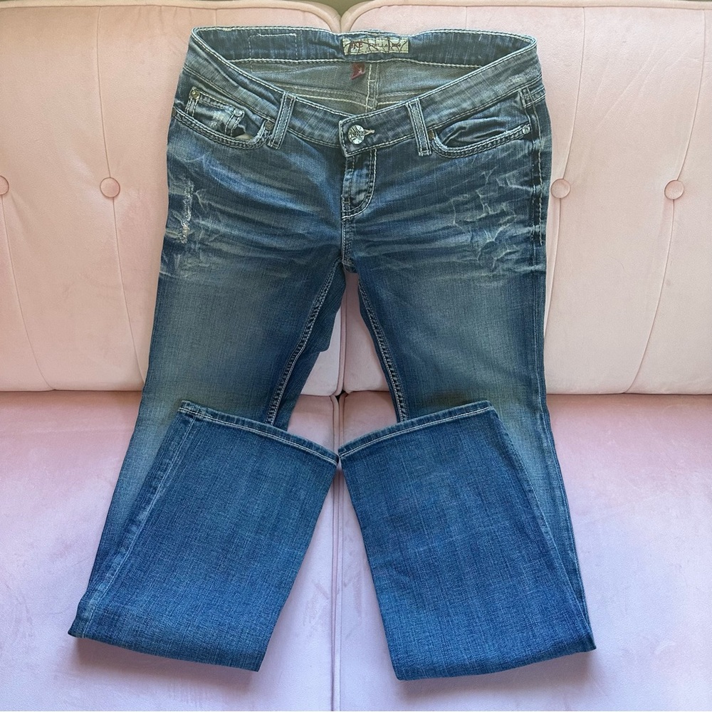 BKE Women’s Size 27x36.5 Light Wash Stella Boot Stretch Denim Jeans